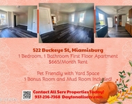 Unit for rent at 522-522.5 Buckeye St., Miamisburg, OH, 45342