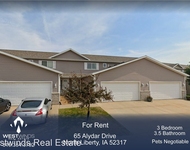 Unit for rent at 65 Alydar Drive, North Liberty, IA, 52317