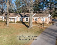 Unit for rent at 14 Clayton Downs Lane, Frontenac, MO, 63131