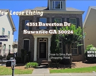 Unit for rent at 4351 Baverton Drive, Suwanee, GA, 30024