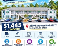 Unit for rent at 2609 Landover Boulevard, SPRING HILL, FL, 34608