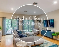Unit for rent at 1605 Bonner Street, Houston, TX, 77007