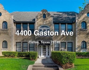 4400 Gaston Avenue - Photo Thumbnail 1