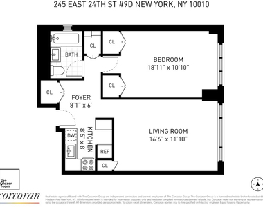 245 East 24th Street, Unit 9d - Photo Thumbnail 6