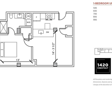 1420 Chestnut Street - Photo Thumbnail 32