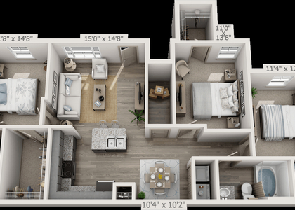 3 Bedrooms, Cedar Park-Liberty Hill Rental in Austin-Round Rock Metro Area, TX for $2,155 - Photo 1
