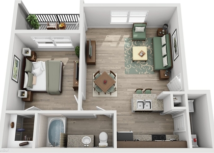 1 Bedroom, Northeast Travis Rental in Austin-Round Rock Metro Area, TX for $1,337 - Photo 1