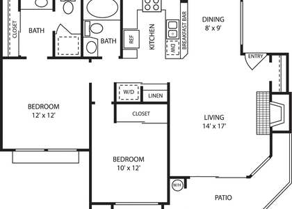 2 Bedrooms, Vista del Lago Apartments Rental in Los Angeles, CA for $2,772 - Photo 1