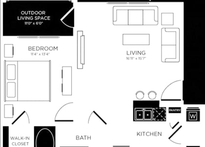 1 Bedroom, Northeast Travis Rental in Austin-Round Rock Metro Area, TX for $1,413 - Photo 1