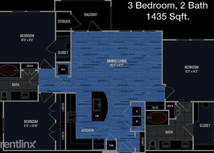 3 Bedrooms, Wells Branch Rental in Austin-Round Rock Metro Area, TX for $1,820 - Photo 1