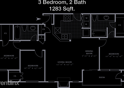 3 Bedrooms, Village Glen Rental in Dallas for $2,252 - Photo 1