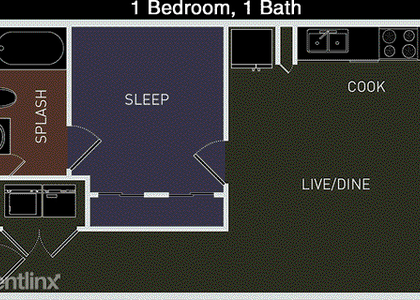 1 Bedroom, Lovers Lane Rental in Dallas for $1,459 - Photo 1