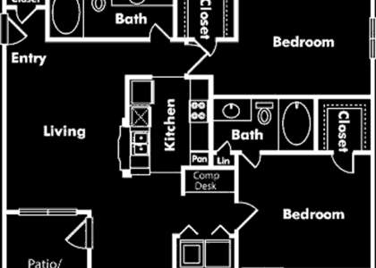 2 Bedrooms, Villas at West Oaks Rental in Houston for $1,255 - Photo 1