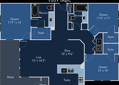 3 Bedrooms, Los Robles Rental in Austin-Round Rock Metro Area, TX for $2,146 - Photo 1