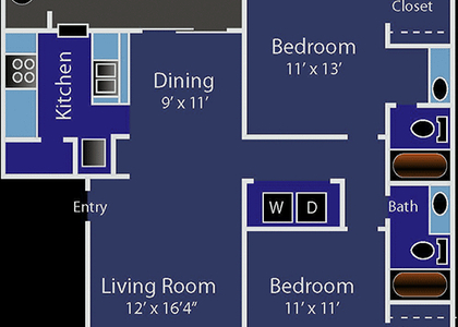 2 Bedrooms, Mesa Park Rental in Austin-Round Rock Metro Area, TX for $1,311 - Photo 1