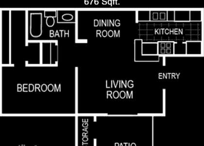 1 Bedroom, Georgian Acres Rental in Austin-Round Rock Metro Area, TX for $878 - Photo 1