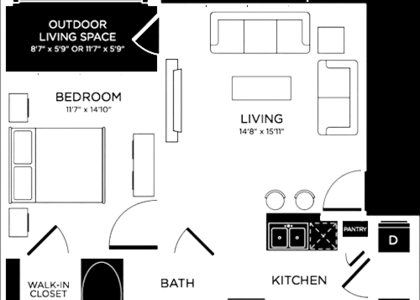 1 Bedroom, Southwest Travis Rental in Austin-Round Rock Metro Area, TX for $1,478 - Photo 1