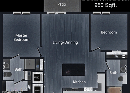 2 Bedrooms, Cedar Park-Liberty Hill Rental in Austin-Round Rock Metro Area, TX for $1,485 - Photo 1
