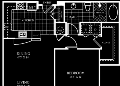 1 Bedroom, Uptown Rental in Dallas for $1,365 - Photo 1