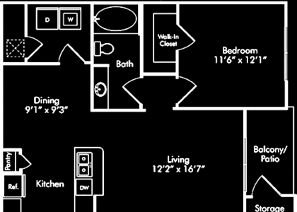 1 Bedroom, Grogan's Mill Rental in Houston for $1,069 - Photo 1