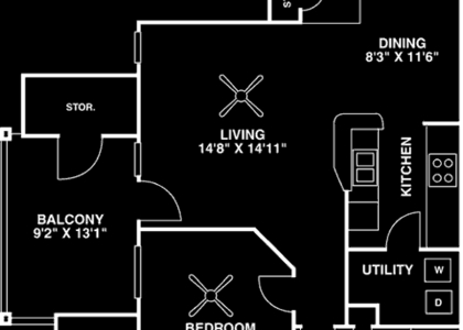 1 Bedroom, Grogan's Mill Rental in Houston for $1,035 - Photo 1