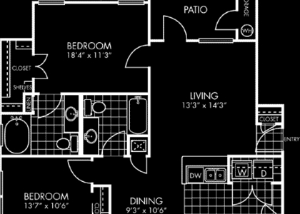 2 Bedrooms, Far West Side Rental in San Antonio, TX for $1,138 - Photo 1