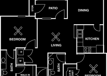 2 Bedrooms, Far West Side Rental in San Antonio, TX for $1,290 - Photo 1