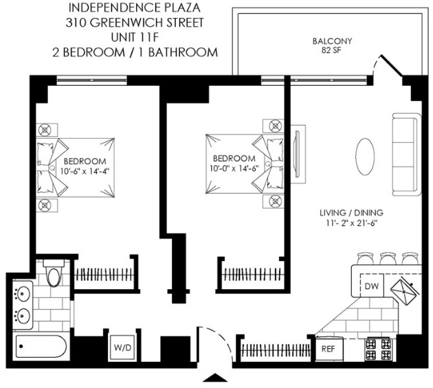 310 Greenwich St #11F - Photo 6