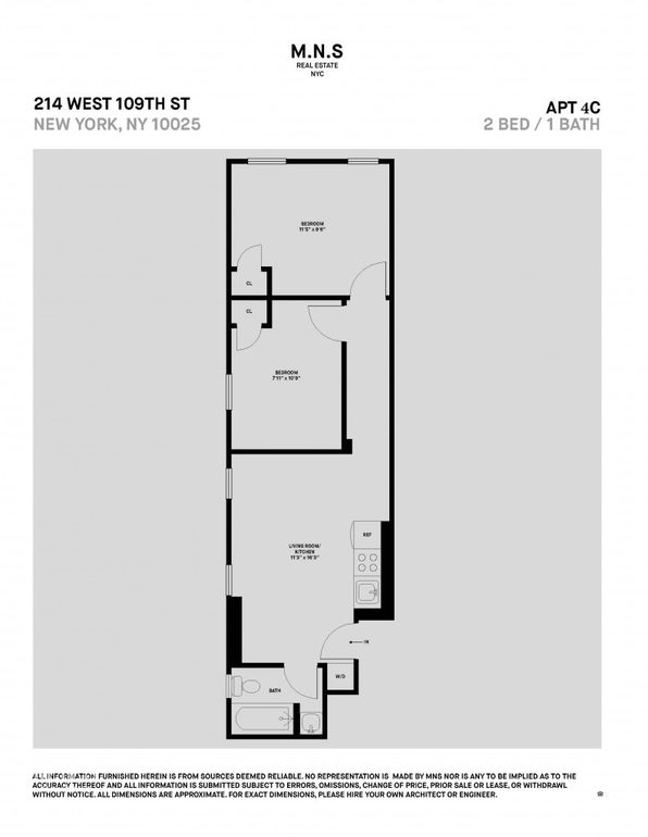 214 W 109th St Apt 4C - Photo 3