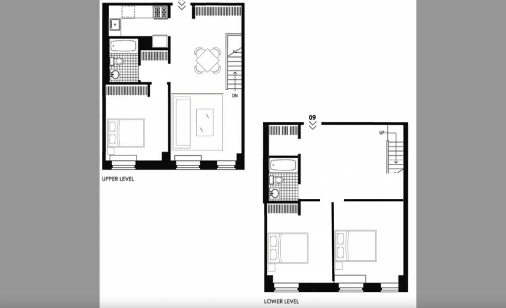  Duplex at 9th Ave & W 53rd St. - Photo 5