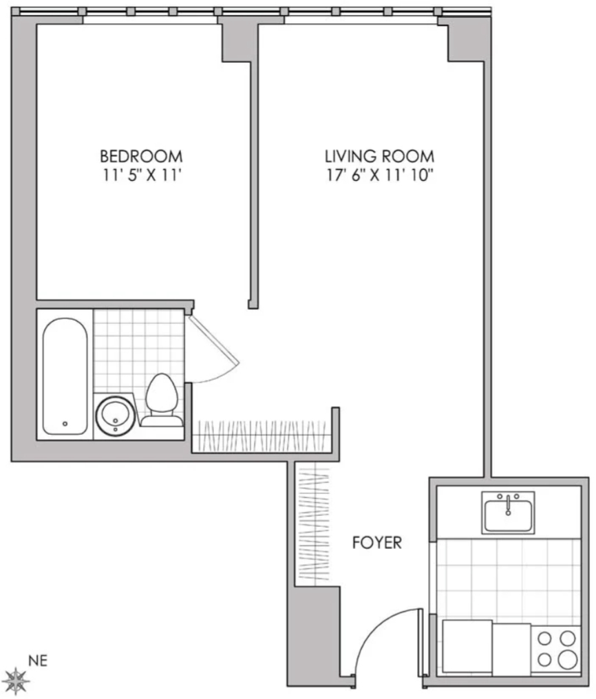 Luxury One Bedroom in Premier West Side Building - Photo 0
