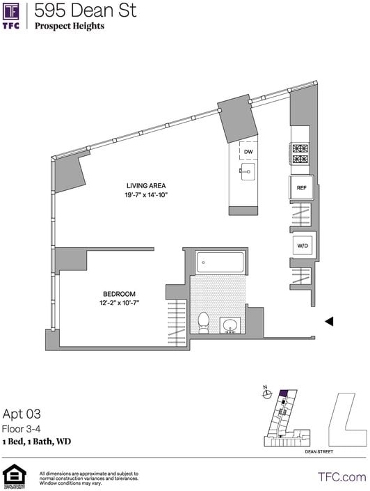 GORGEOUS CORNER UNIR- 1 Bedroom/1 Bath -NO FEE available Immediately - Photo 0