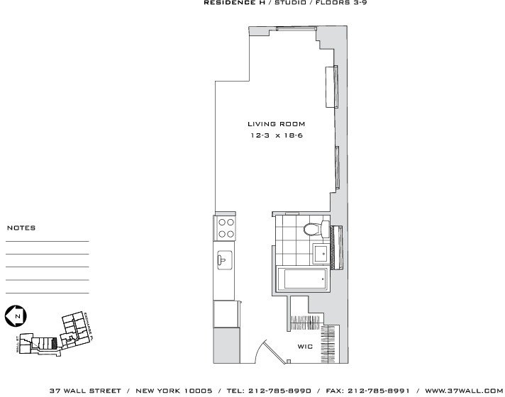 37 Wall Street, Unit 3h - Photo 2