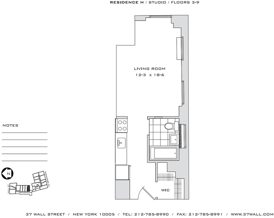 37 Wall Street, Unit 3h - Photo 3