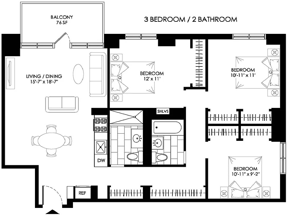 Copy of 70 West 93rd Street, Unit 7c - Photo 3