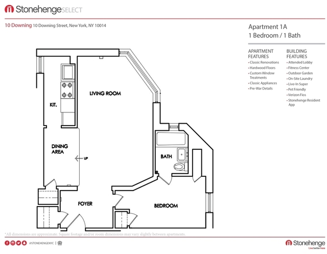 1 Bedroom At 10 Downing St Posted By Kim Rosen For Renthop