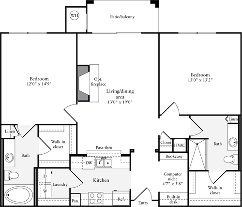 2 Bedrooms, Fairfax Rental in Washington, DC for $2,291 - Photo 1