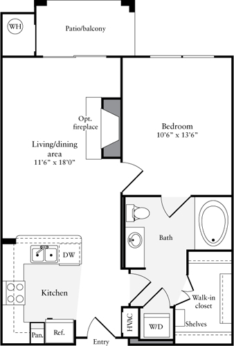1 Bedroom, Fairfax Rental in Washington, DC for $1,642 - Photo 1