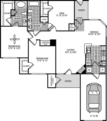 3 Bedrooms, Fairfax Rental in Washington, DC for $2,645 - Photo 1