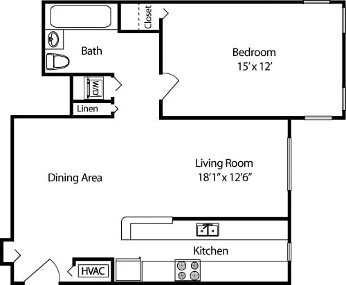 1 Bedroom, Lyon Park Rental in Washington, DC for $2,015 - Photo 1