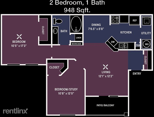 2 Bedrooms, New Braunfels Rental in San Antonio, TX for $1,160 - Photo 1