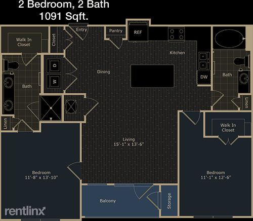 2 Bedrooms, Fulshear-Simonton Rental in Houston for $1,470 - Photo 1