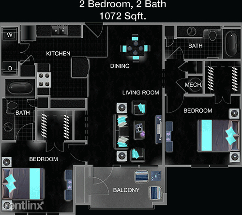 2 Bedrooms, Energy Corridor Rental in Houston for $1,522 - Photo 1