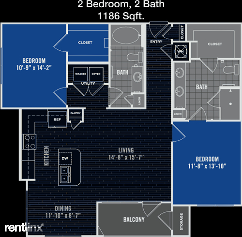 2 Bedrooms, Round Rock-Georgetown Rental in Austin-Round Rock Metro Area, TX for $1,640 - Photo 1
