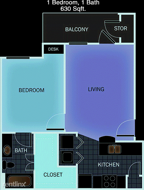 1 Bedroom, Springwoods Rental in Austin-Round Rock Metro Area, TX for $1,258 - Photo 1