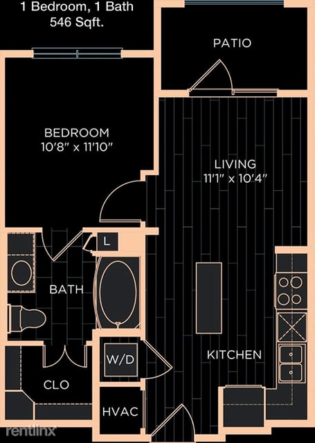 1 Bedroom, Hancock Rental in Austin-Round Rock Metro Area, TX for $1,321 - Photo 1