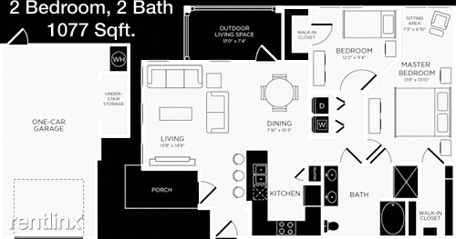 2 Bedrooms, Northeast Travis Rental in Austin-Round Rock Metro Area, TX for $1,672 - Photo 1