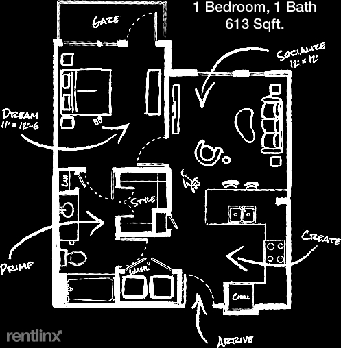 1 Bedroom, Roseland Rental in Dallas for $1,249 - Photo 1