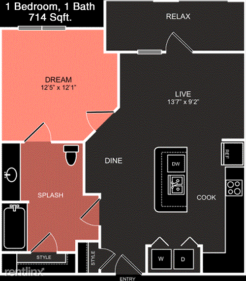 1 Bedroom, Indian Creek Rental in Dallas for $1,320 - Photo 1