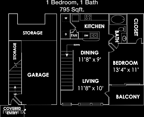 1 Bedroom, Indian Creek Rental in Denton-Lewisville, TX for $1,198 - Photo 1